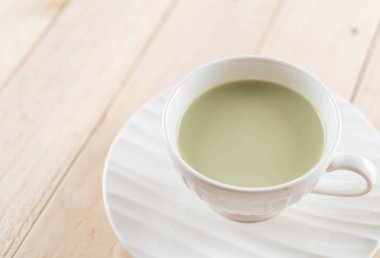 hot matcha latte