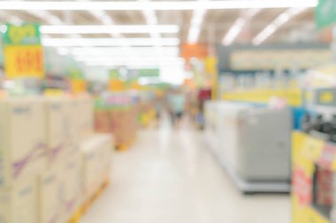 Bulanıklık alışveriş ve perakende mağaza iç 