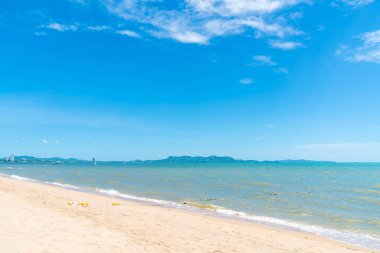 Boş deniz ve plaj arka plan 