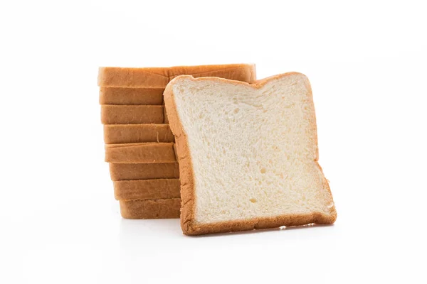 A fehér kenyérrel — Stock Fotó