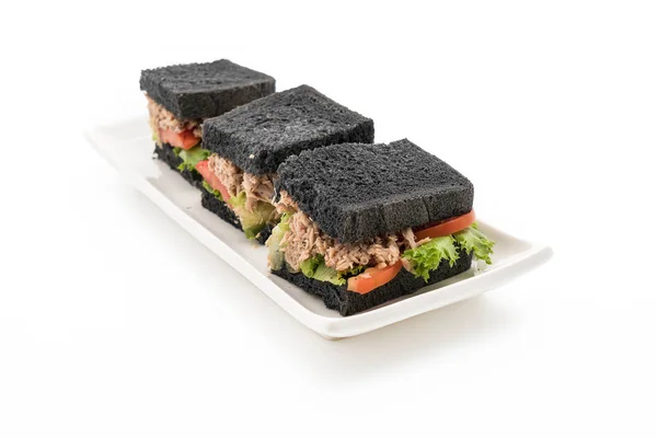 Sandwich au charbon de thon — Photo