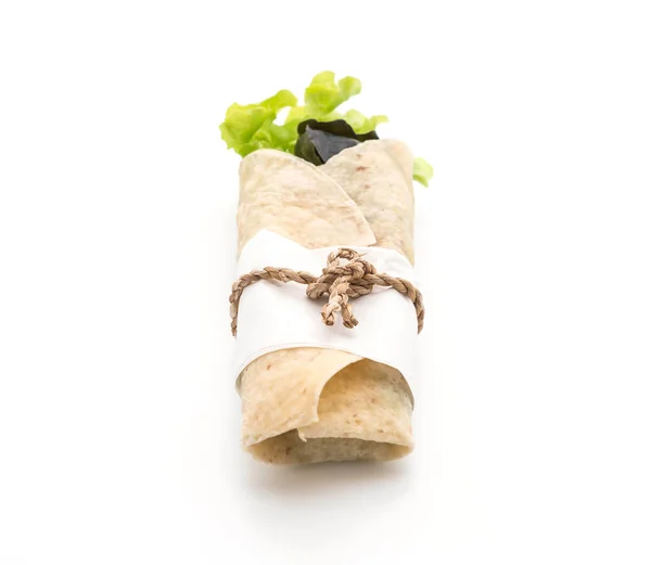 Wrap salad roll — Stock Photo, Image