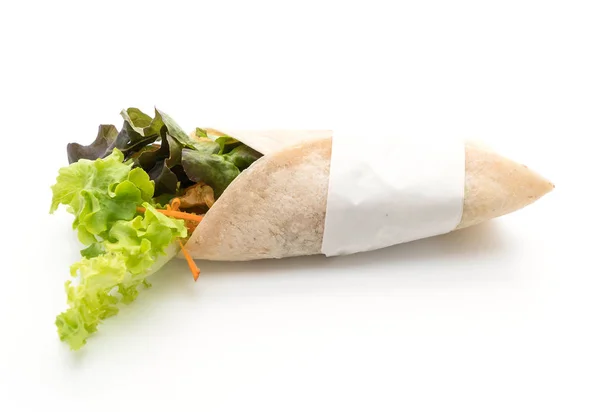 Wrap salad roll — Stock Photo, Image