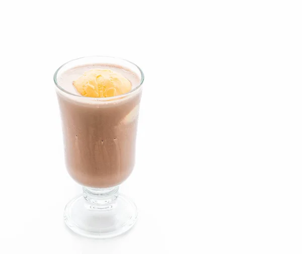 Vanilyalı dondurma ile çikolata frappe — Stok fotoğraf