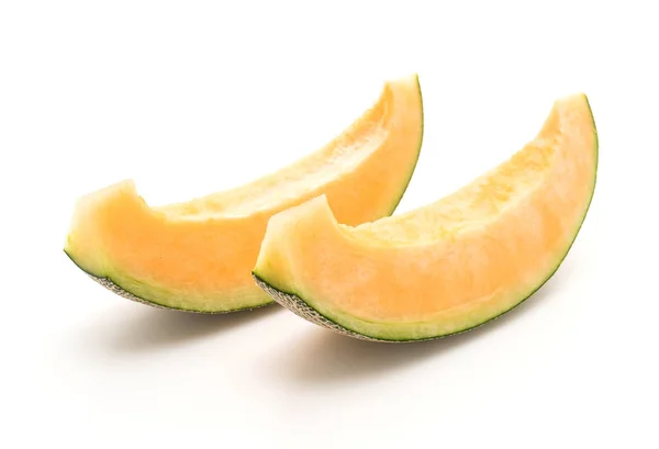 Cantaloupe Melone auf weiß — Stockfoto