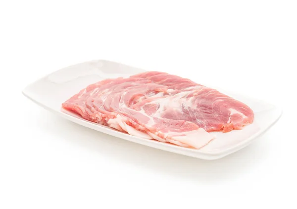 Carne de porc proaspăt feliată — Fotografie, imagine de stoc