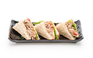 ton balıklı sandviç beyaz