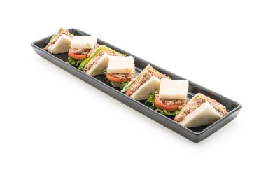 ton balıklı sandviç beyaz