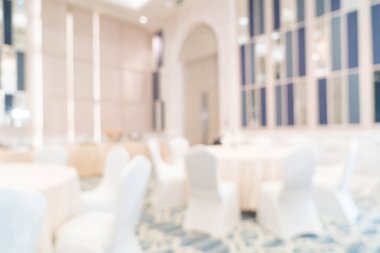 Lüks restoranda soyut bulanıklık