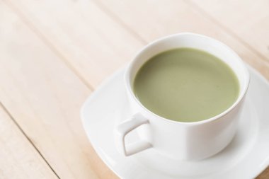 hot matcha latte