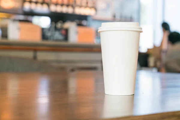 Taza de café en la cafetería — Foto de Stock