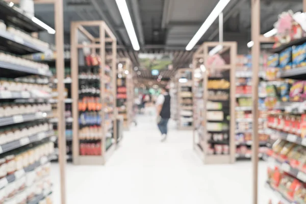 Desenfoque abstracto en el supermercado — Foto de Stock