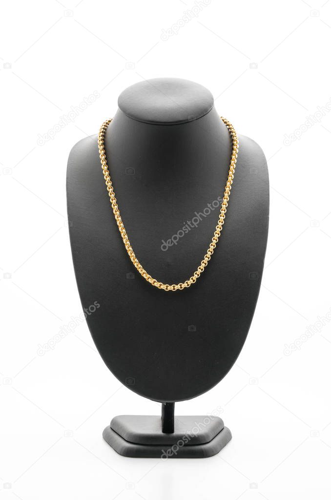 beautiful and luxury necklace with jewelry stand neck 