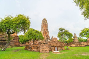 Güzel eski mimari tarihi Ayutthaya Tayland