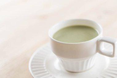 hot matcha latte