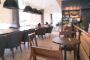 Kahve dükkanında soyut bulanıklık