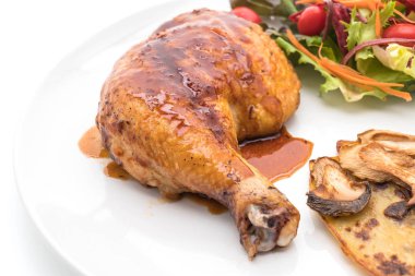 Izgaralar biftek teriyaki soslu tavuk