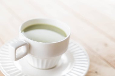 hot matcha latte