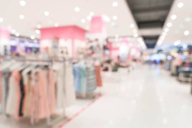 Lüks alışveriş merkezinde soyut bulanıklık