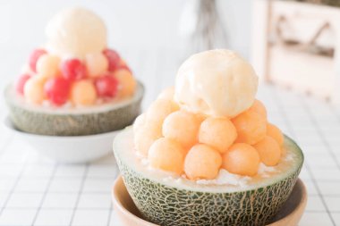 Kavun Bingsu, ünlü Koreli dondurma buz