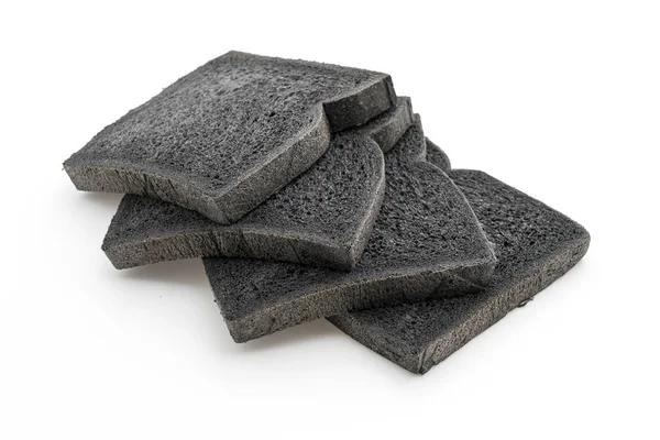 Pan de carbón sobre blanco — Foto de Stock