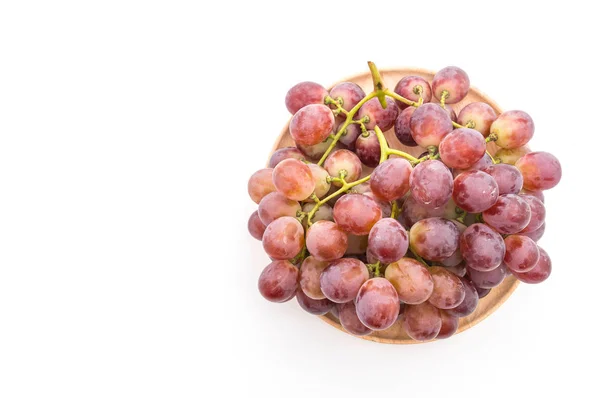 Fresh grapes on white — Stock Photo, Image