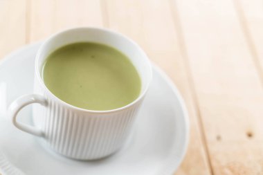 hot matcha latte