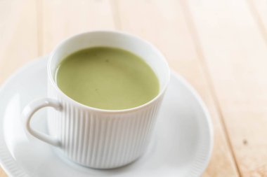 hot matcha latte