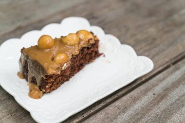 muz ezmesi macadamia kek ile