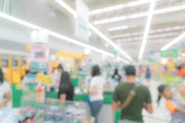 Bulanıklık alışveriş ve perakende mağaza iç 