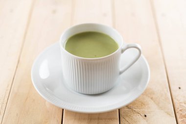 hot matcha latte