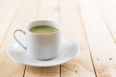 hot matcha latte