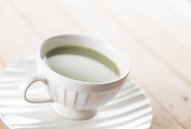hot matcha latte