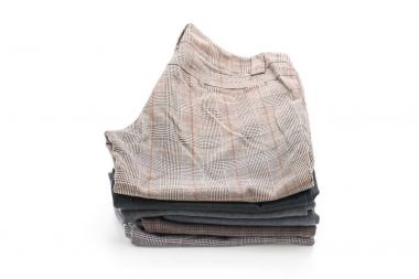 giyim üzerine beyaz yığınları