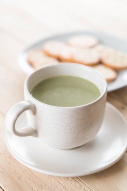 hot matcha latte