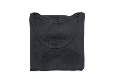 gömlek. beyaz üzerine katlanmış t-shirt 