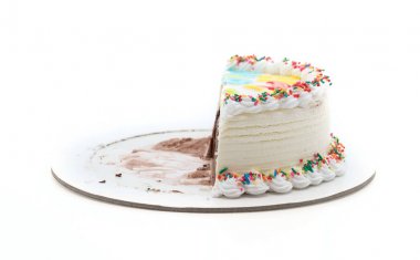 iyi ki doğdun dondurmalı pasta beyaz 