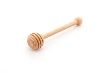 Beyaz çubuğa ahşap tatlım