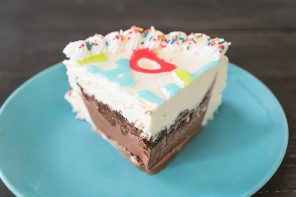 Pastel de helado feliz cumpleaños — Foto de Stock