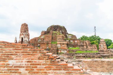 Güzel eski mimari tarihi Ayutthaya Tayland