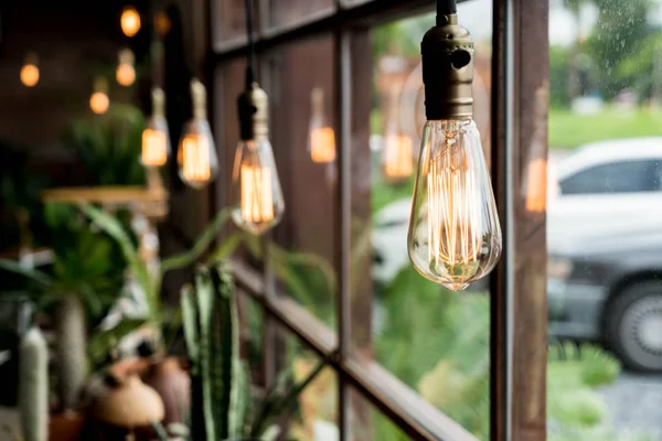 Bela decoração lâmpada de luz — Fotografia de Stock