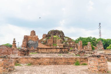 Güzel eski mimari tarihi Ayutthaya Tayland