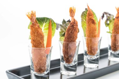  beyaz hamuru kızarmış karides