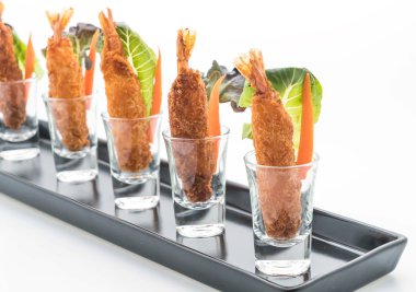  beyaz hamuru kızarmış karides