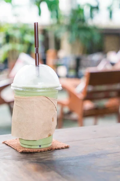 Frappe de chá verde de leite — Fotografia de Stock