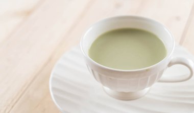 hot matcha latte