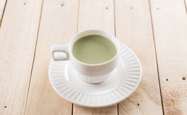 hot matcha latte