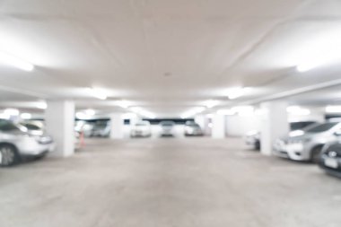 soyut bulanık park araba