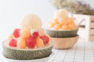 Kavun Bingsu, ünlü Koreli dondurma buz