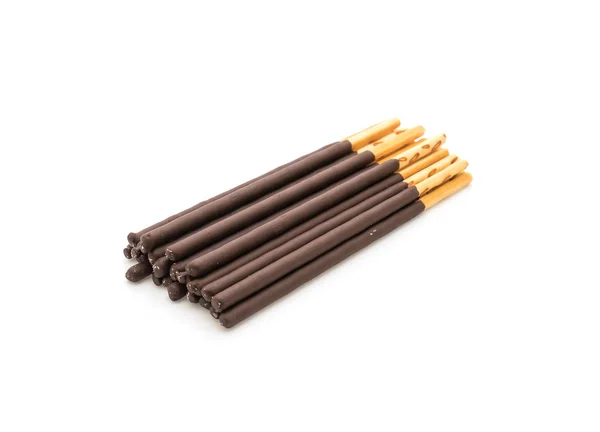 Biscuit stick with chocolate flavored — Stock Photo, Image